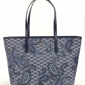 Michael Kors Studio Emry Heritage Navy Blue Paisle